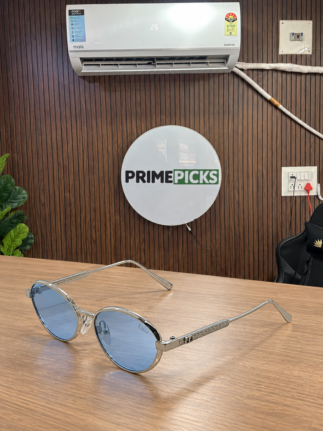 Dior - Round Colour Lens - Sunglasses in the PrimePicks office