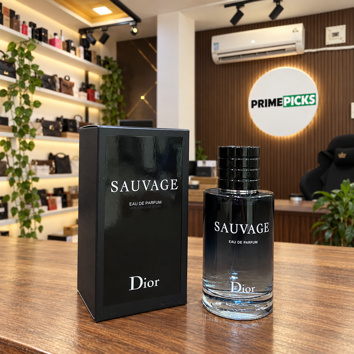 Dior Sauvage Eau de Parfum 100 ml at the PrimePicks office