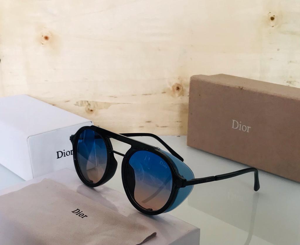 Dior - Side-Shield Round Blue Gradient - Sunglasses with supplied box