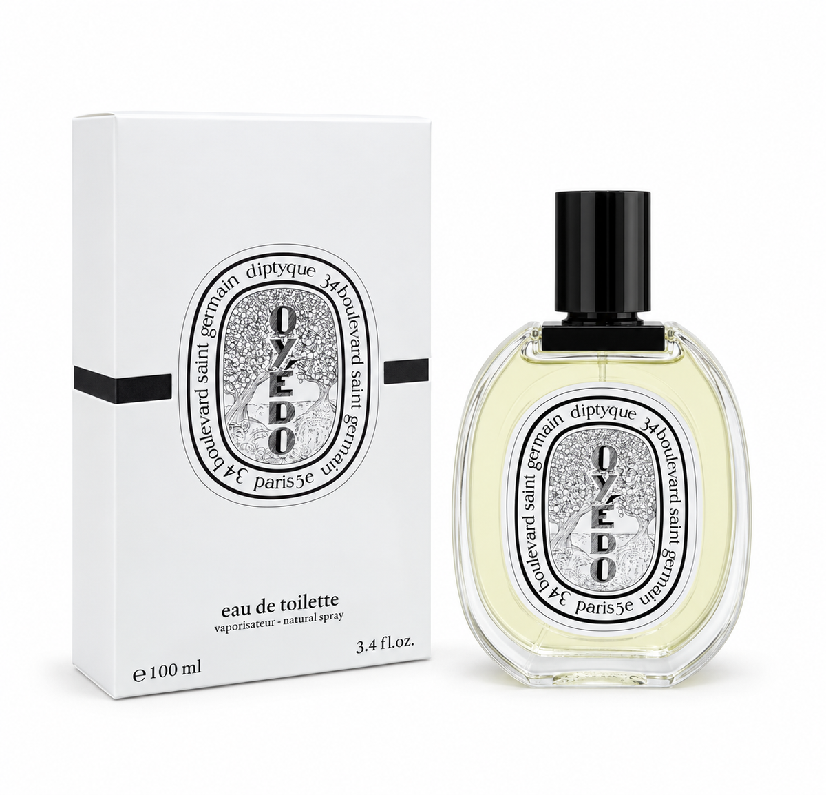Diptyque Oyédo Eau de Toilette 100 ml on white background