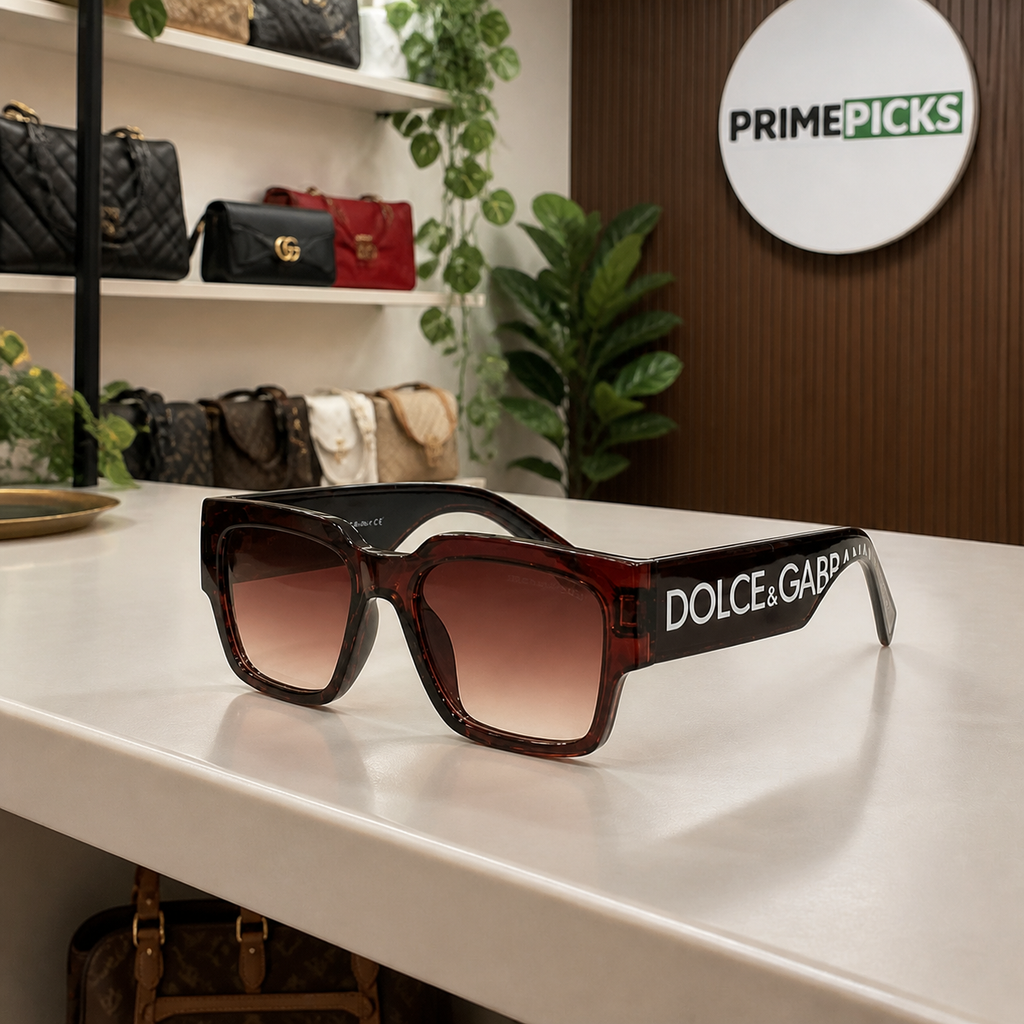 Dolce & Gabbana burgundy sunglasses product-only PrimePicks office lifestyle