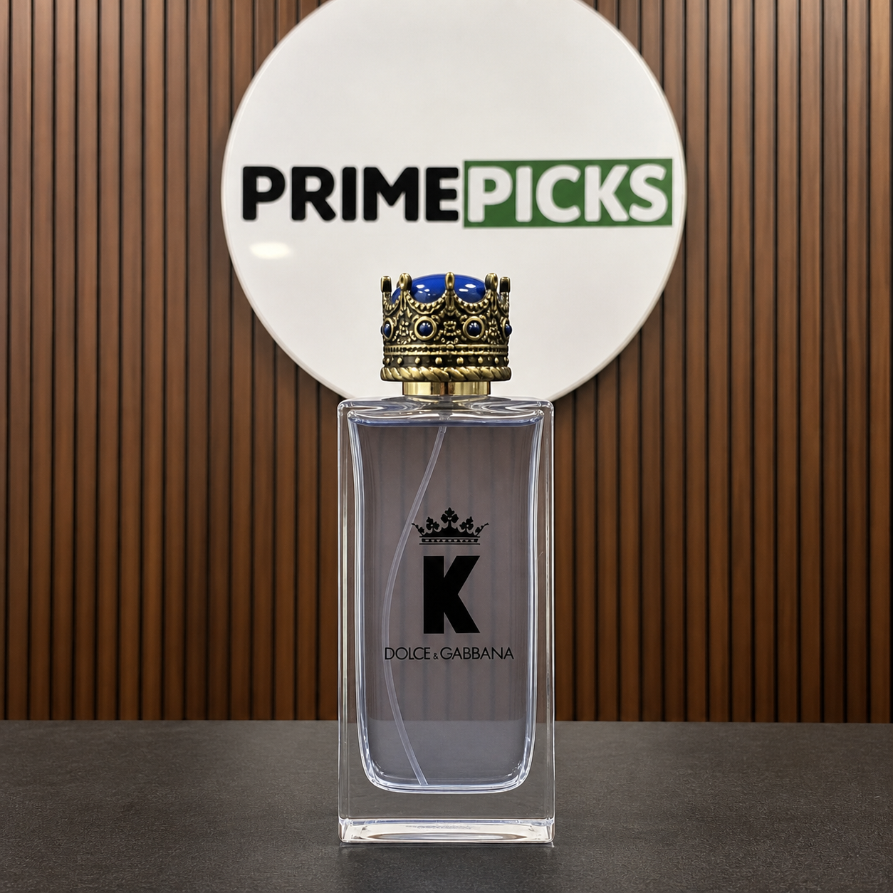 Dolce & Gabbana K bottle at the PrimePicks office
