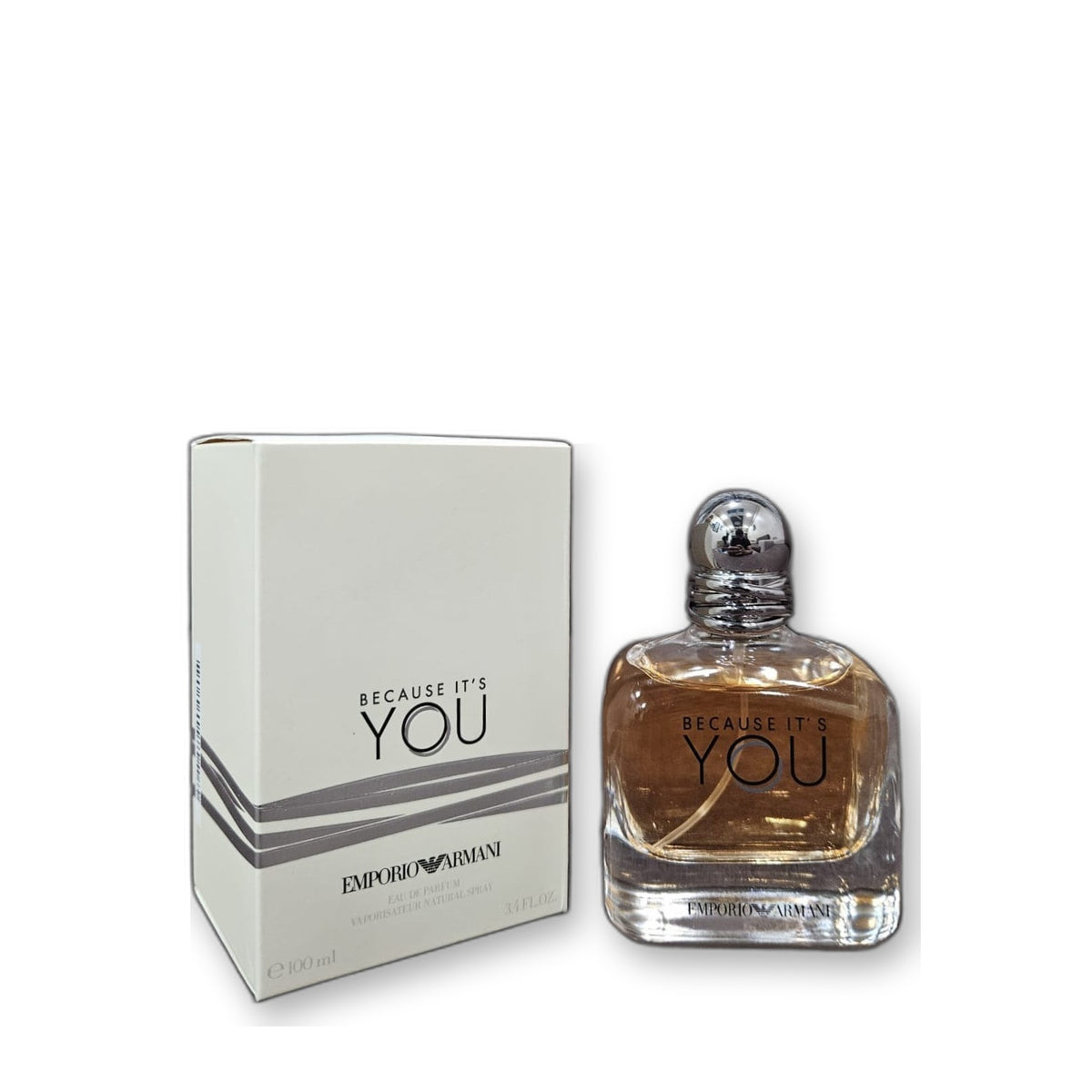 Emporio Armani Because It’s You Eau de Parfum 100 ml white background product view