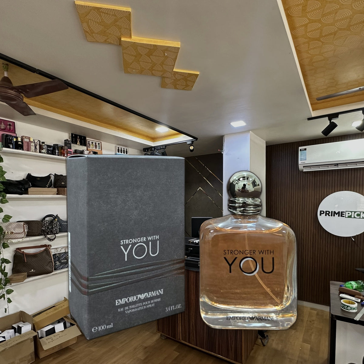 Emporio Armani Stronger With You Eau de Toilette 100 ml at PrimePicks office