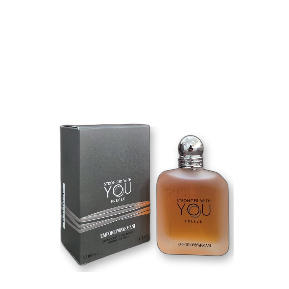 Emporio Armani Stronger With You Freeze Eau de Toilette 100 ml white background product view
