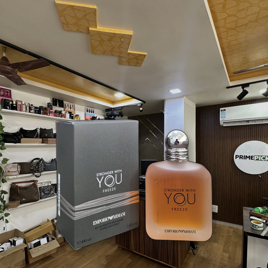 Emporio Armani Stronger With You Freeze Eau de Toilette 100 ml at PrimePicks office