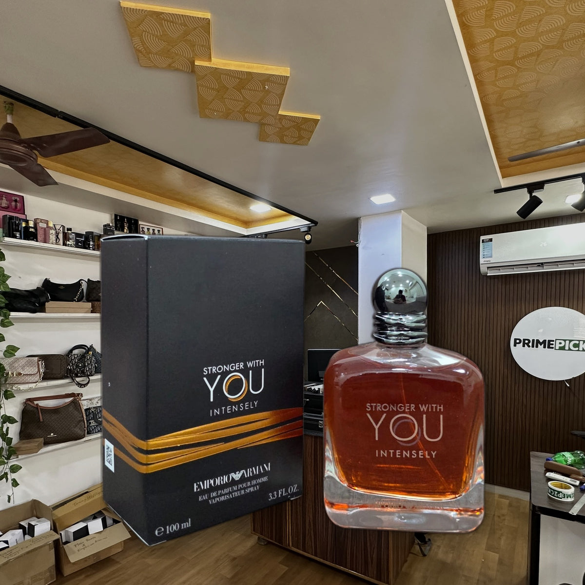 Emporio Armani Stronger With You Intensely Eau de Parfum 100 ml at PrimePicks office