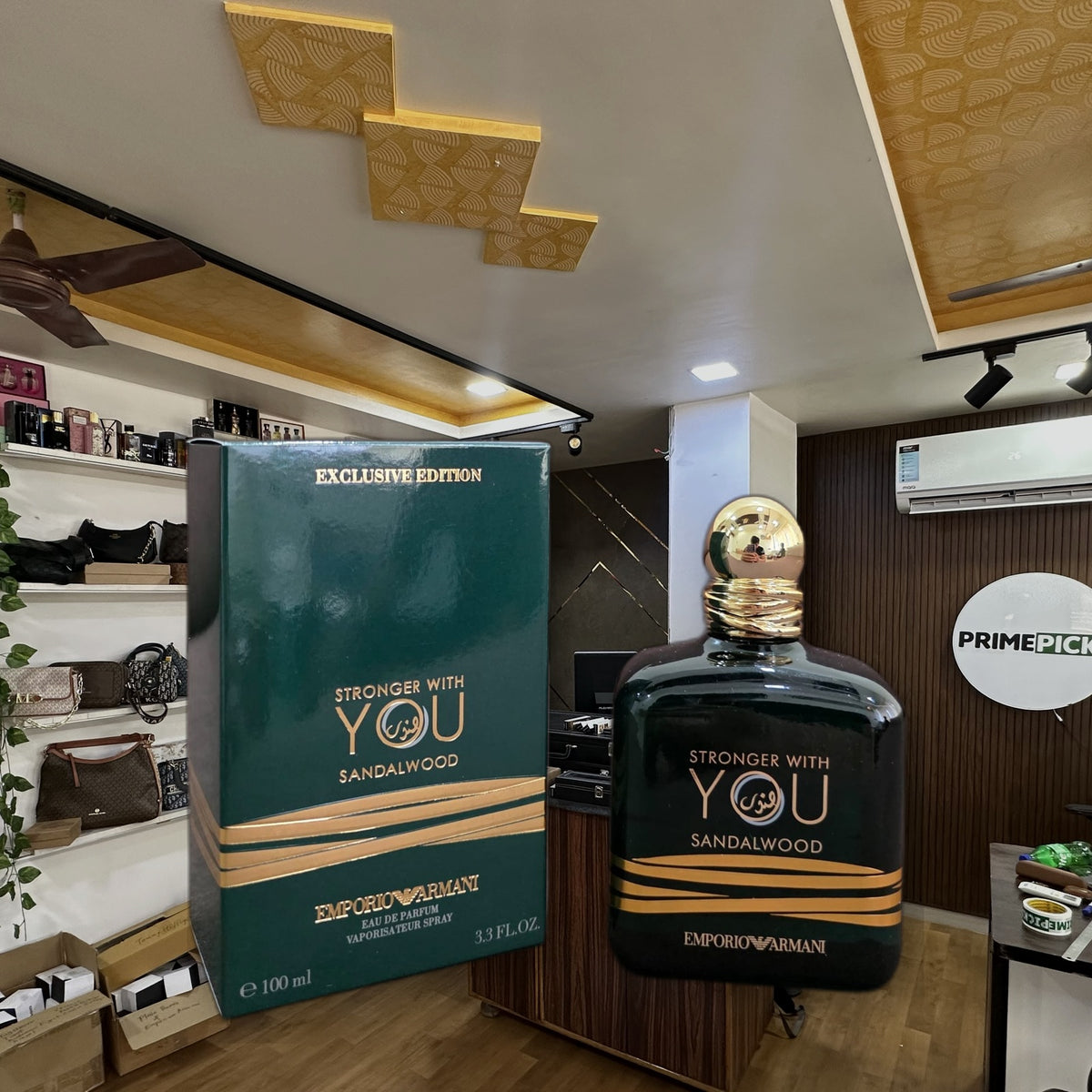 Emporio Armani Stronger With You Sandalwood Eau de Parfum 100 ml at PrimePicks office
