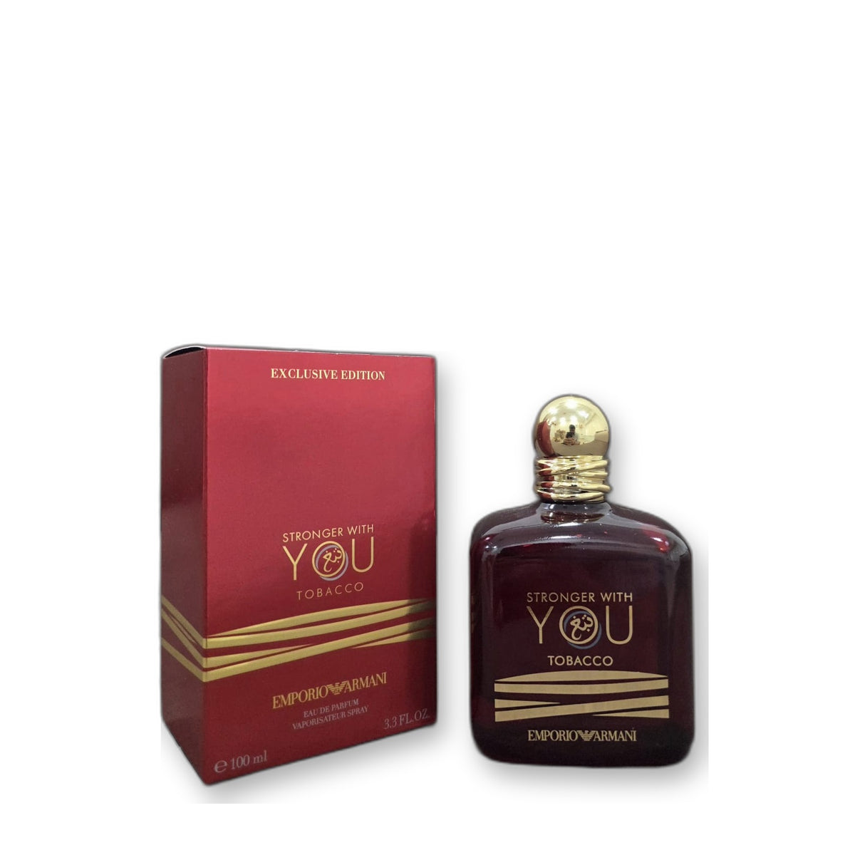 Emporio Armani Stronger With You Tobacco Eau de Parfum 100 ml white background product view