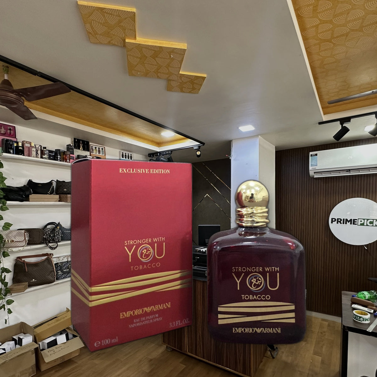 Emporio Armani Stronger With You Tobacco Eau de Parfum 100 ml at PrimePicks office