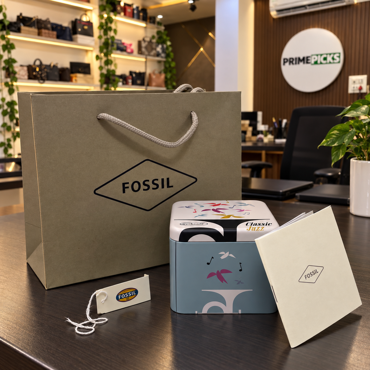 Fossil OG box kit in the PrimePicks office