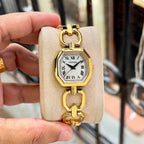 Fossil Harlow ES5485 gold-tone watch with white dial original product photo