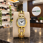 Fossil Harlow ES5485 gold-tone white-dial watch at the PrimePicks office