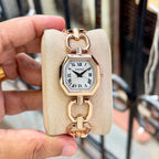 Fossil Harlow ES5485 rose-gold-tone watch with white dial original product photo