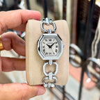 Fossil Harlow ES5485 silver-tone watch with white dial original product photo