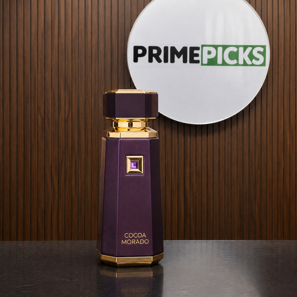 French Avenue Cocoa Morado bottle at the PrimePicks office