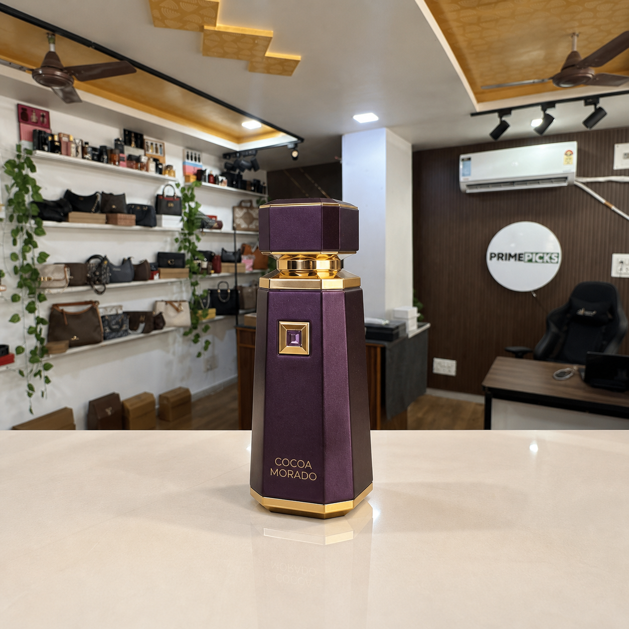 French Avenue Cocoa Morado bottle inside the PrimePicks store