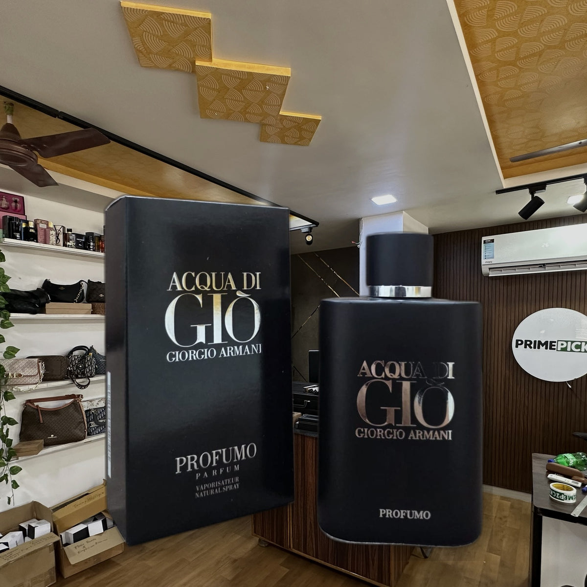 Giorgio Armani Acqua di Giò Profumo Parfum at PrimePicks office