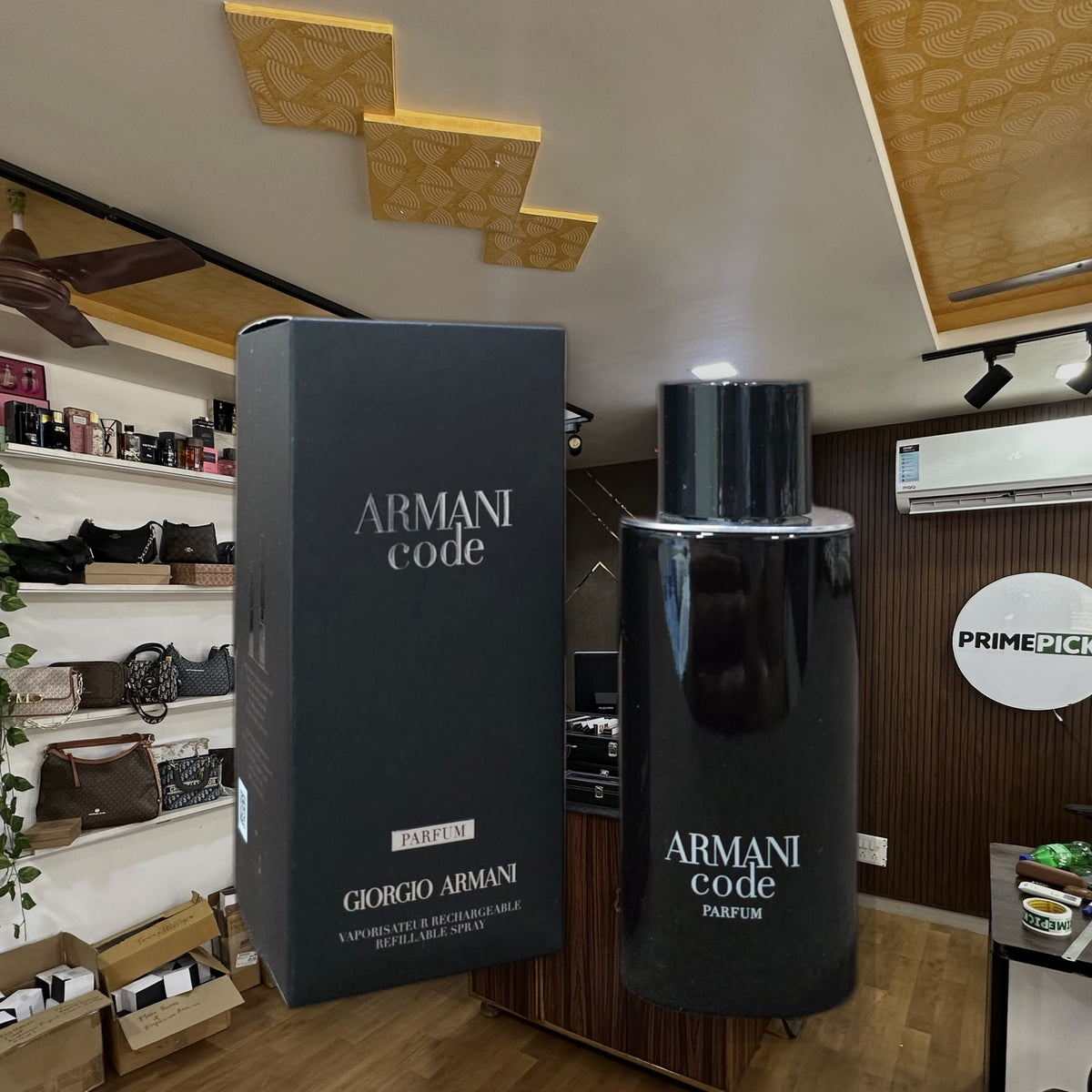 Giorgio Armani Armani Code Parfum at PrimePicks office