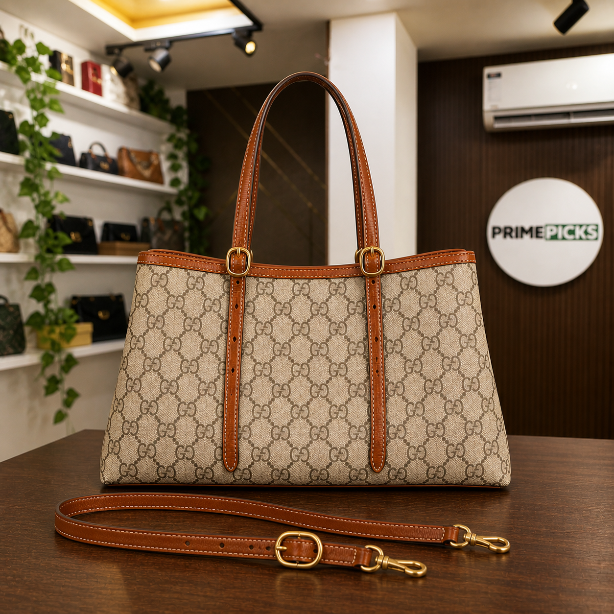 Gucci Padlock GG Emblem Medium Tote Bag in the PrimePicks showroom