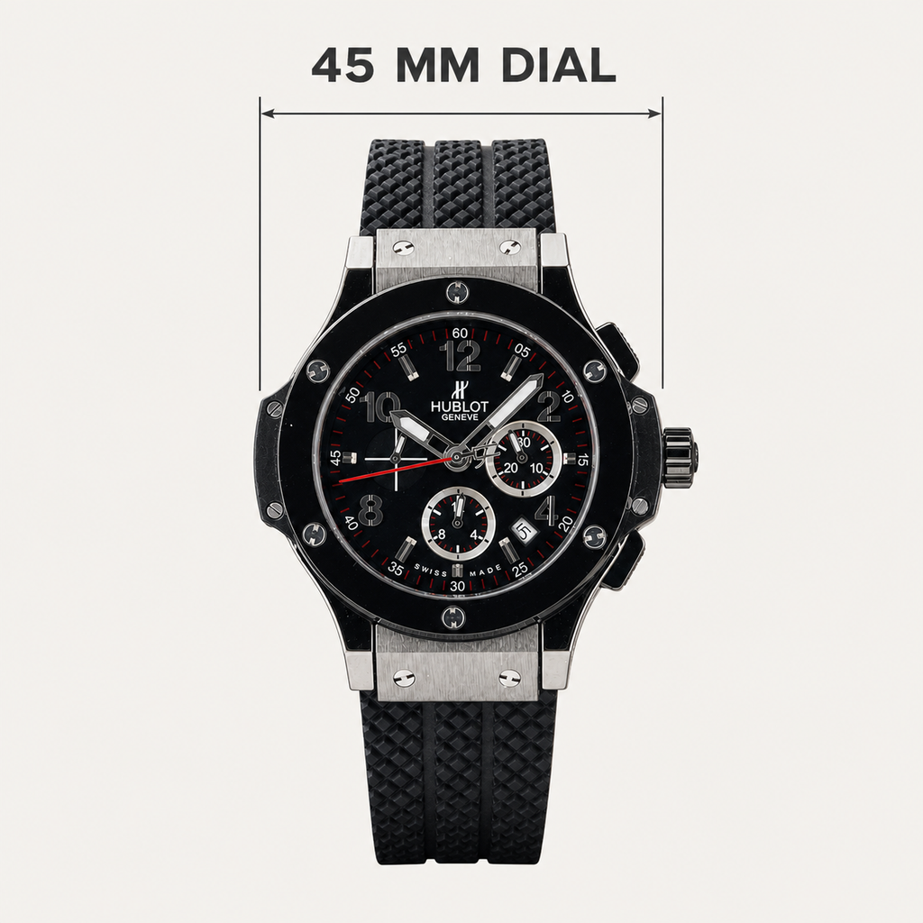 Hublot Big Bang Chronograph — 45 mm dial size guide