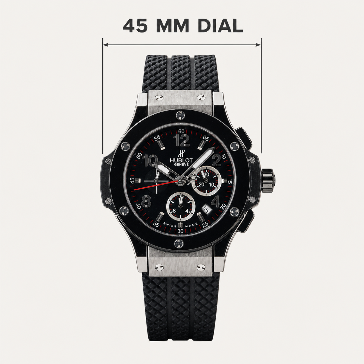 Hublot Big Bang Chronograph — 45 mm dial size guide