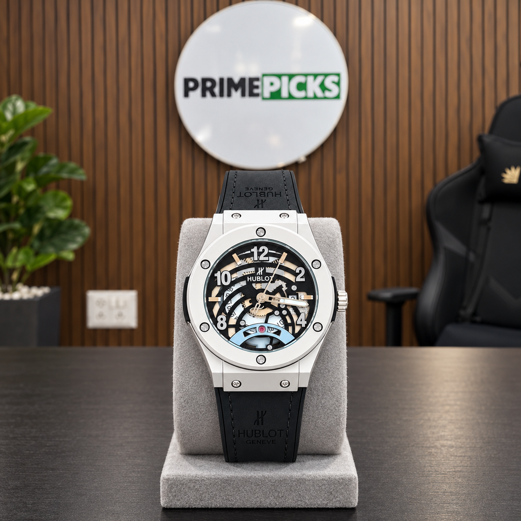 Hublot Big Bang Skeleton Edition black in the PrimePicks office