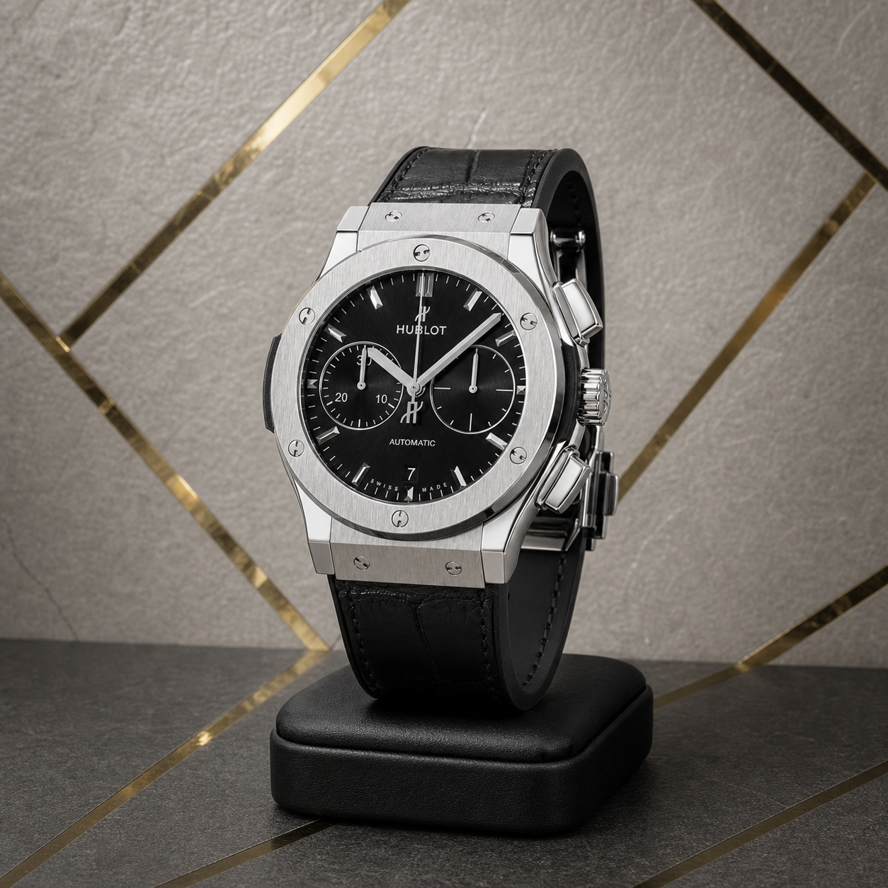 Hublot Classic Fusion chronograph three-quarter view