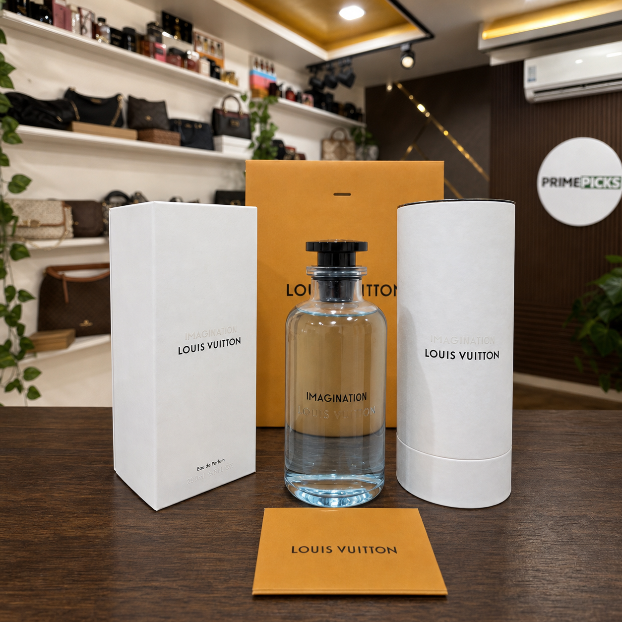Louis Vuitton Imagination Eau de Parfum 200ml in the PrimePicks store interior
