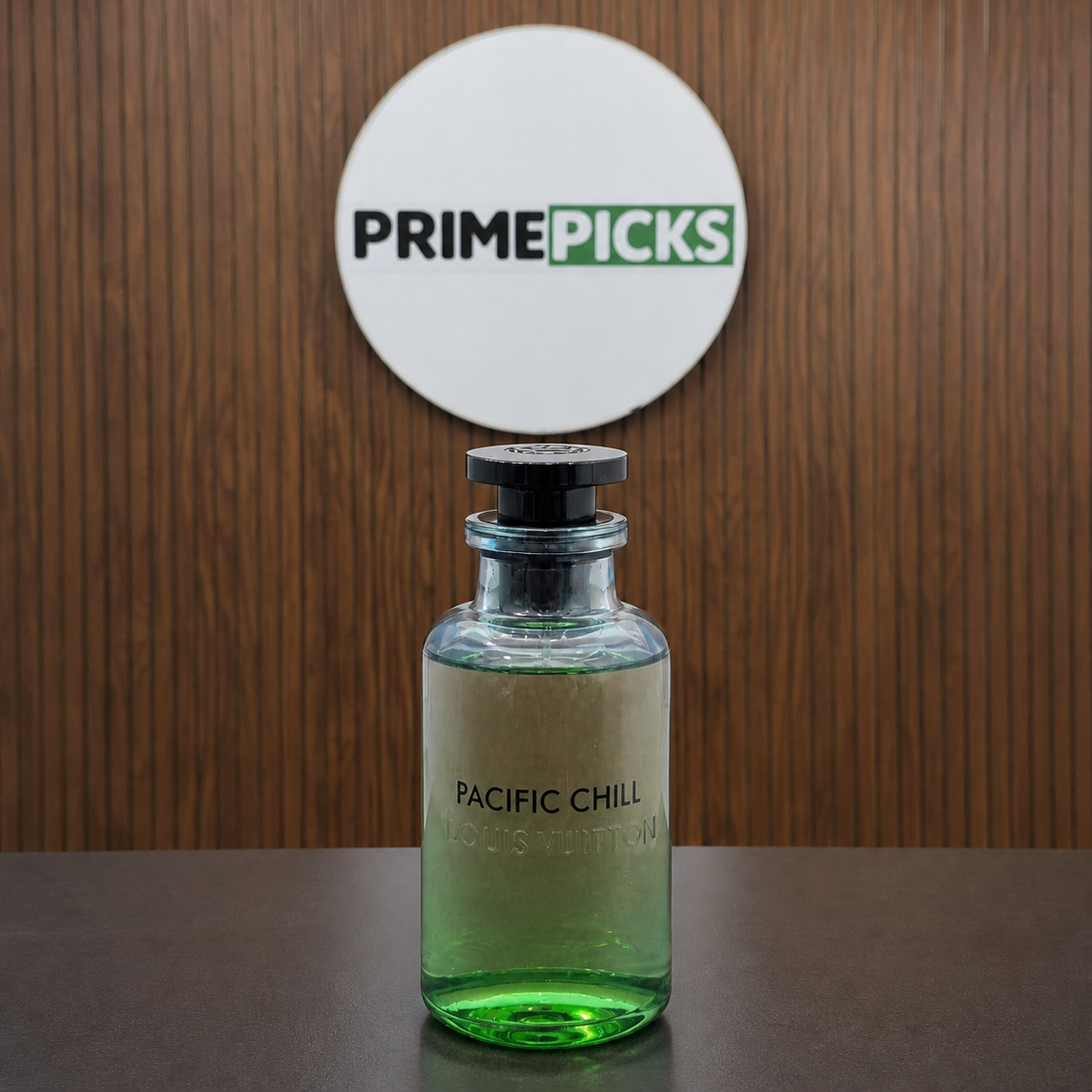 Louis Vuitton Pacific Chill perfume 100ml at the PrimePicks office sign