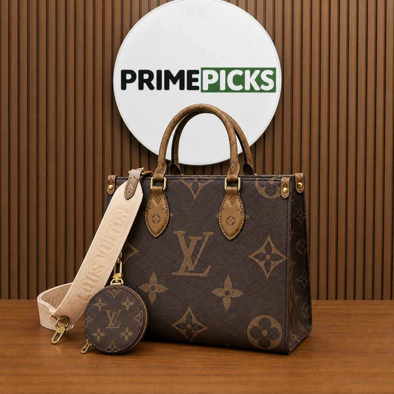 Louis Vuitton OnTheGo PM dual-colour tote dark-side hero