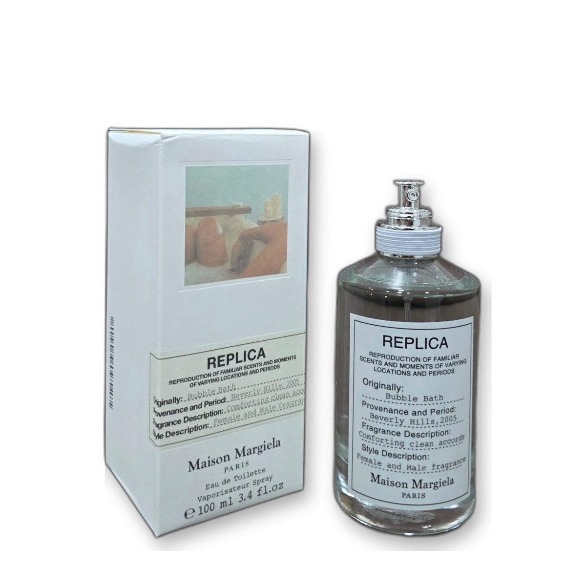 Maison Margiela Bubble Bath Eau de Toilette 100 ml - White background