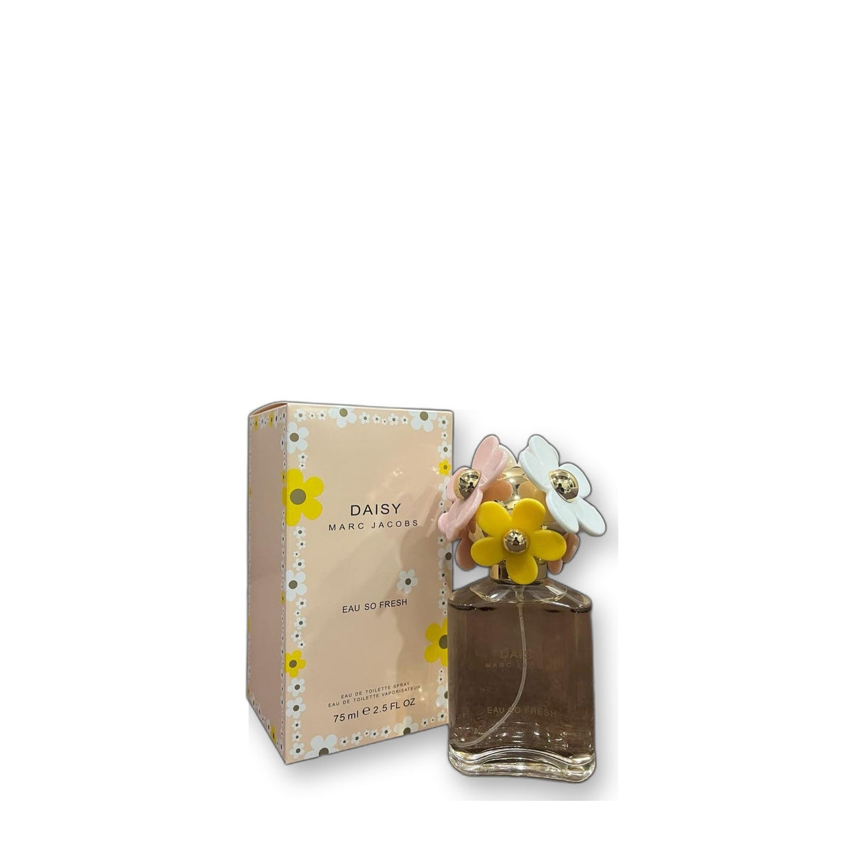 Marc Jacobs Daisy Eau So Fresh Eau de Toilette 75 ml on white background
