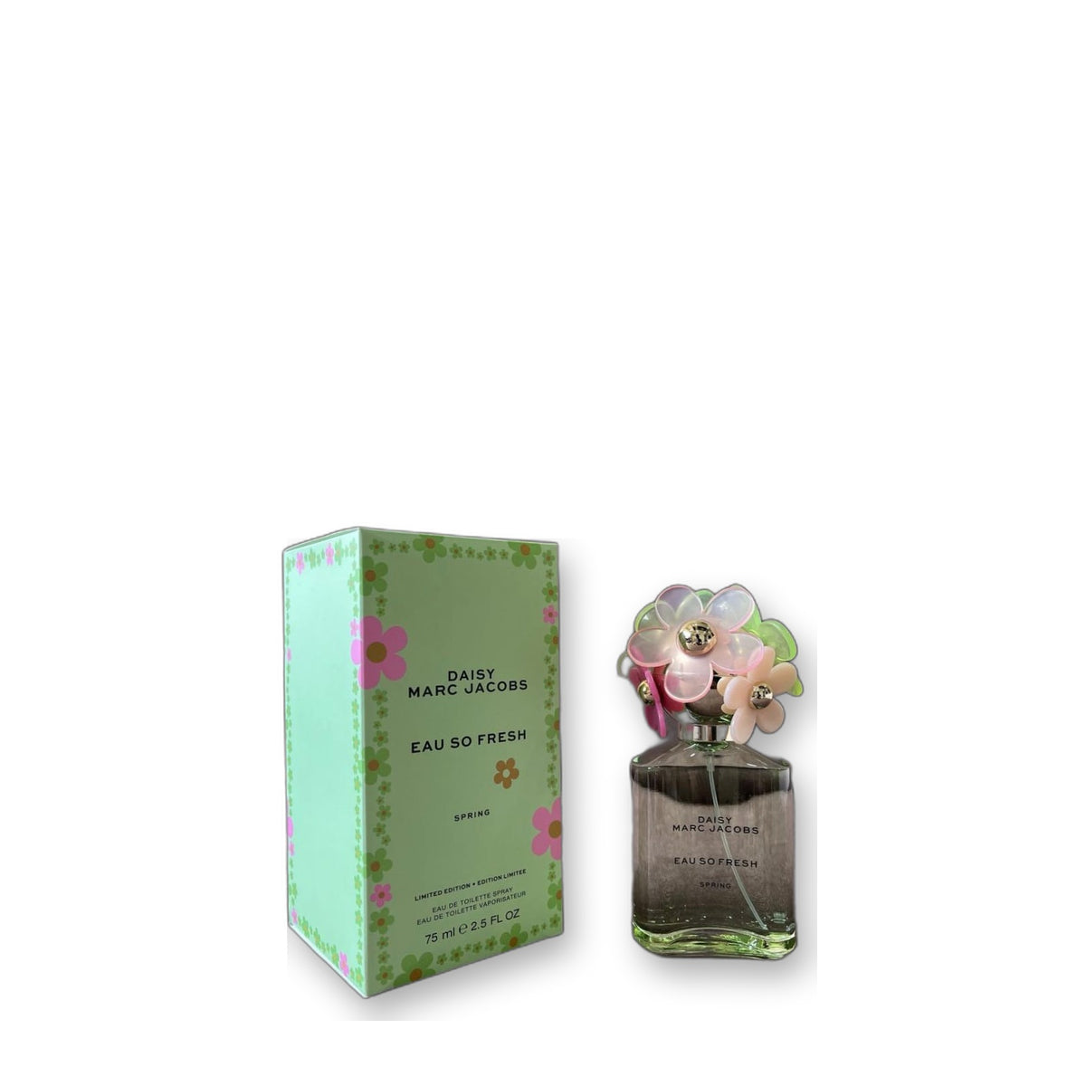 Marc Jacobs Daisy Eau So Fresh Spring Eau de Toilette 75 ml on white background