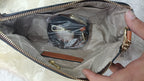 Michael Kors Jet Set Signature Shoulder Bag interior with detachable long belt