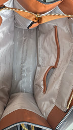 Michael Kors Mini Tote branded interior and storage pockets