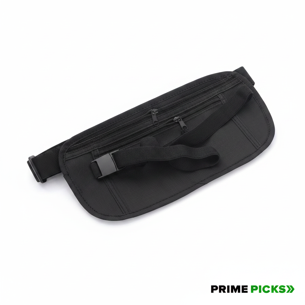 Primepicks Travel Money Belt With Hidden Wallet