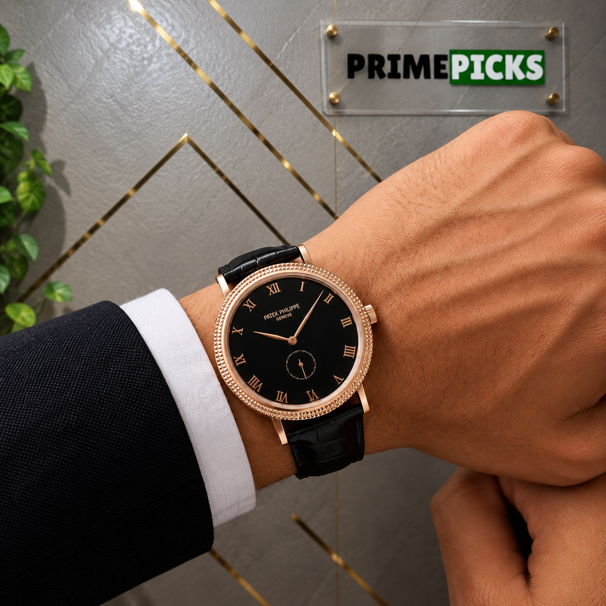 Patek Philippe Calatrava Edition Roman Dial Quartz Watch