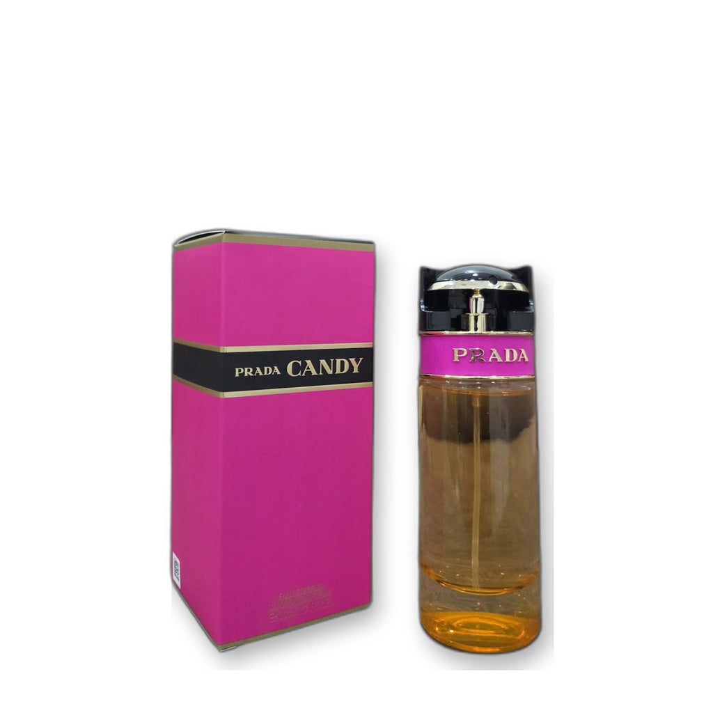 Prada Candy Eau de Parfum 80 ml on white background