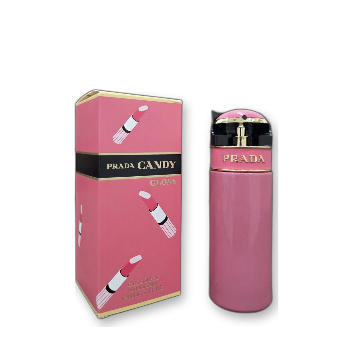 Prada Candy Gloss Eau de Toilette 80 ml on white background