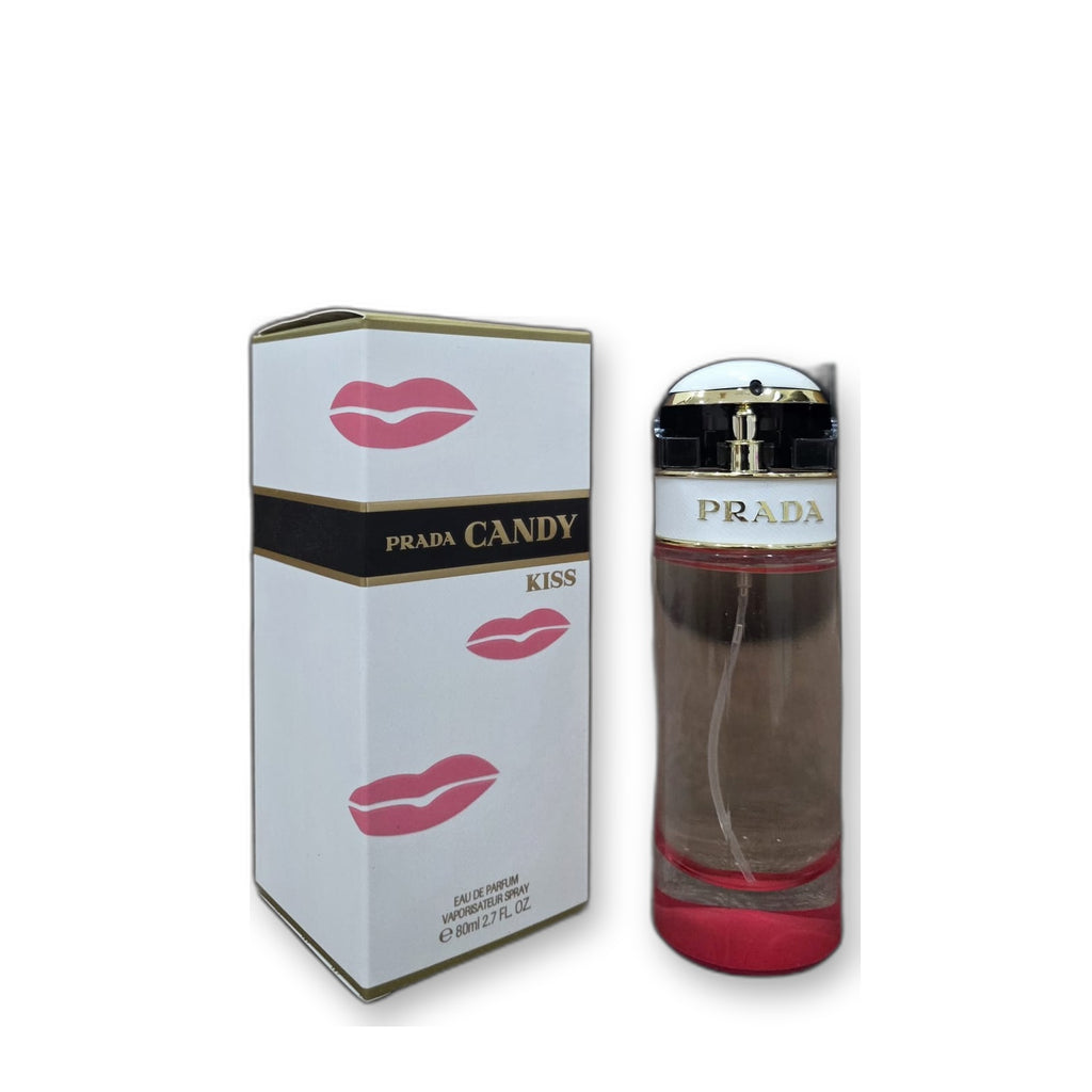 Prada Candy Kiss Eau de Parfum 80 ml on white background