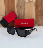 Prada - Logo Shield Rectangular - Sunglasses with supplied box