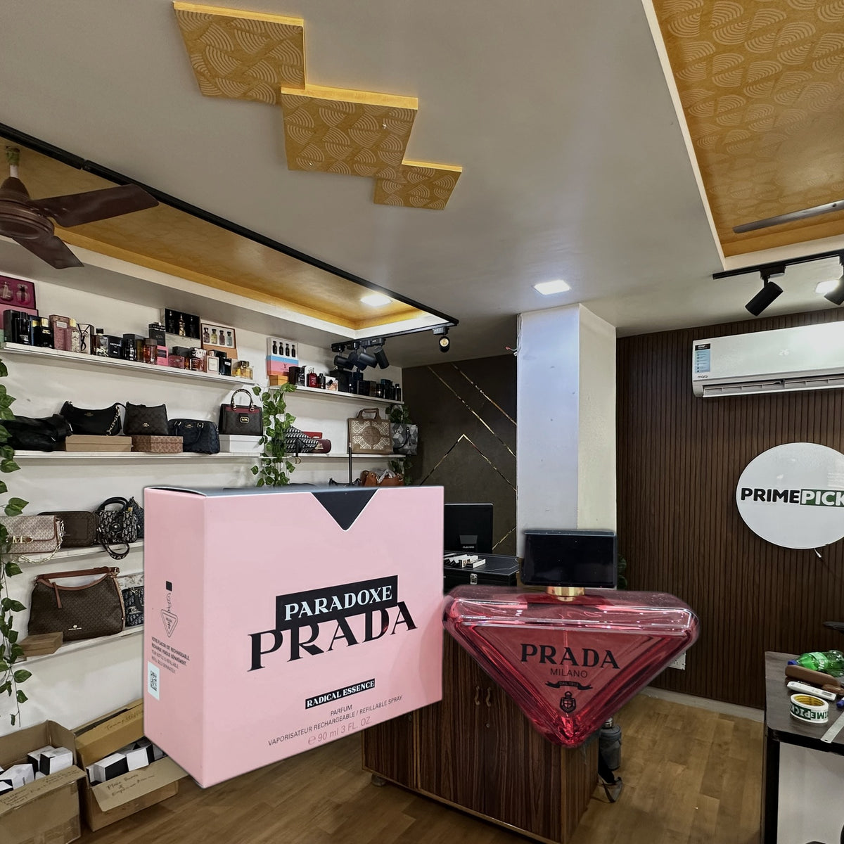Prada Paradoxe Radical Essence Parfum 90 ml at PrimePicks office