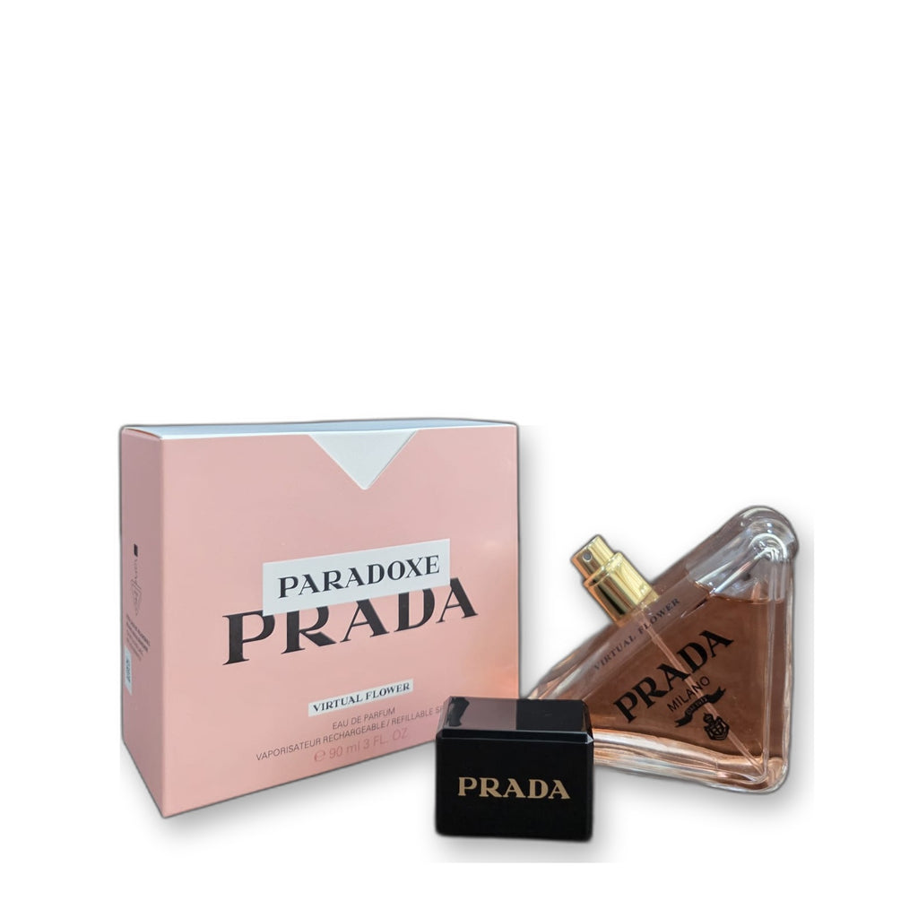 Prada Paradoxe Virtual Flower Eau de Parfum 90 ml on white background