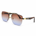 Prada - Pilot Square Gradient - Sunglasses on white background