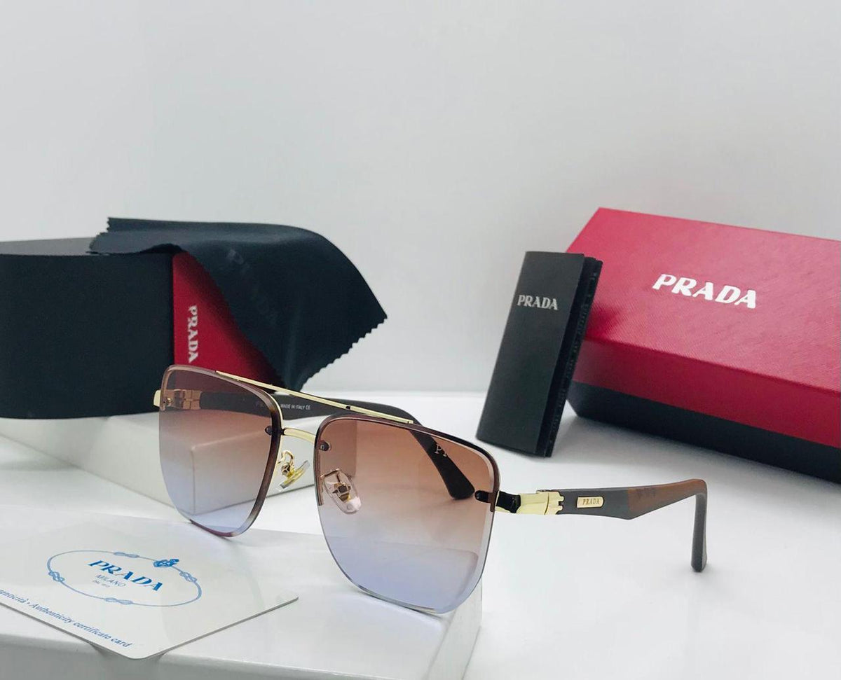 Prada - Pilot Square Gradient - Sunglasses with OG box