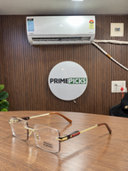 Prada - Rimless Rectangular - Sunglasses in the PrimePicks office