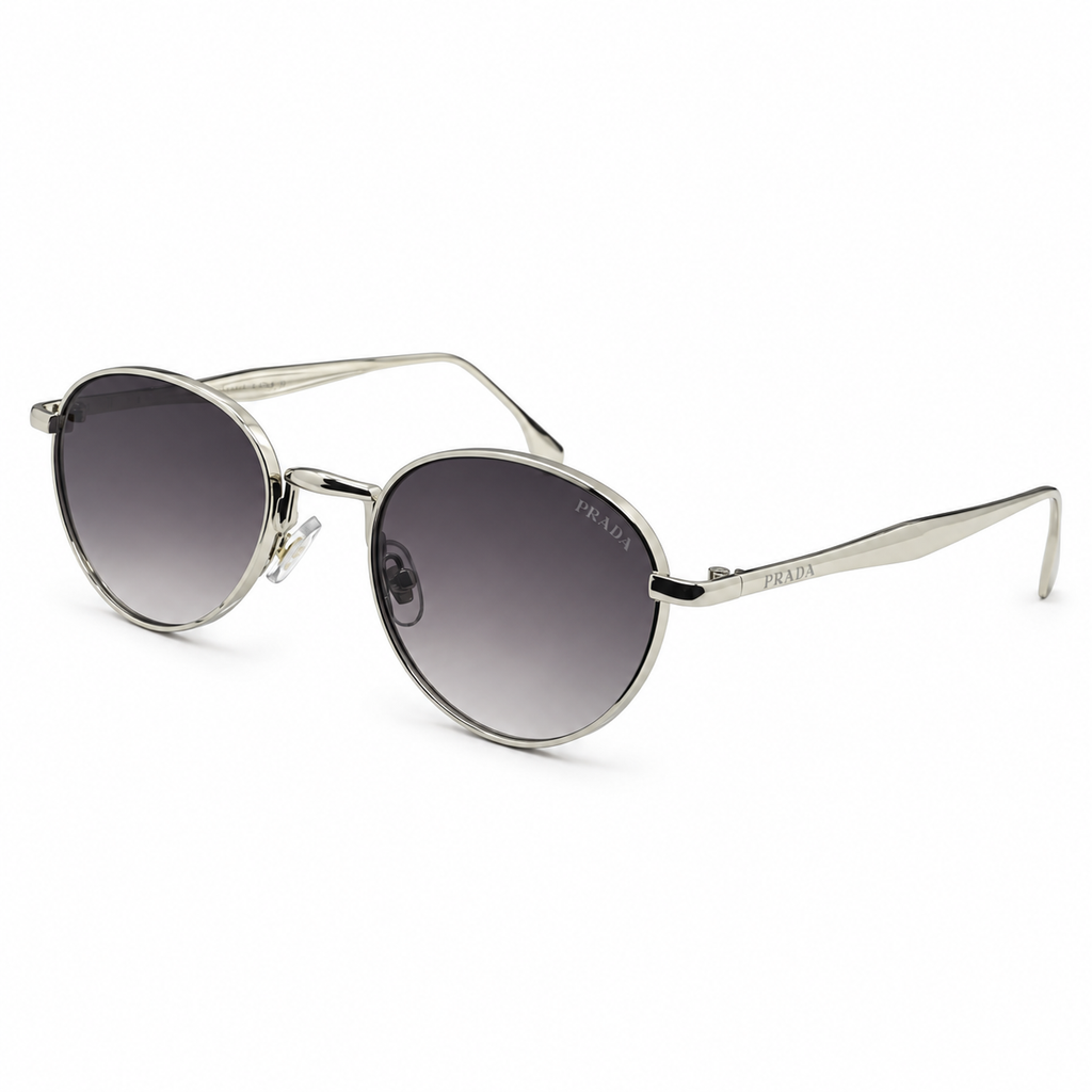 Prada - Round Gradient - Sunglasses on white background
