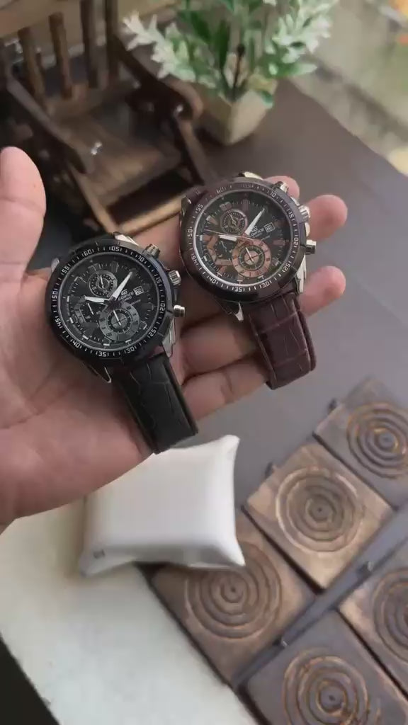 Original product video of the Casio Edifice evergreen chronograph watch