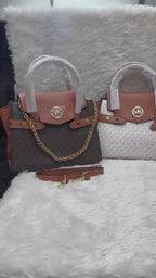 Michael Kors Carmen flap handbag product video